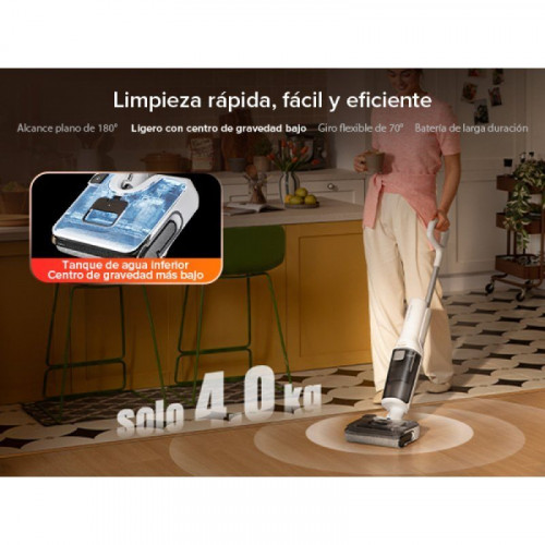 Roborock F25 RT Aspiradoror Seco Y Húmedo Sin Cable Blanco