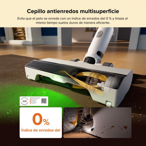Roborock H60 Hub Aspirador Escoba sin Cable con Base de Vaciado Automático