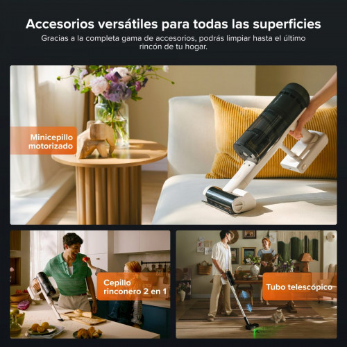 Roborock H60 Hub Pro Aspirador Escoba sin Cable con Base de Vaciado Automático