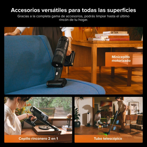 Roborock H60 Hub Ultra Aspirador Escoba sin Cable con Base de Vaciado Automático