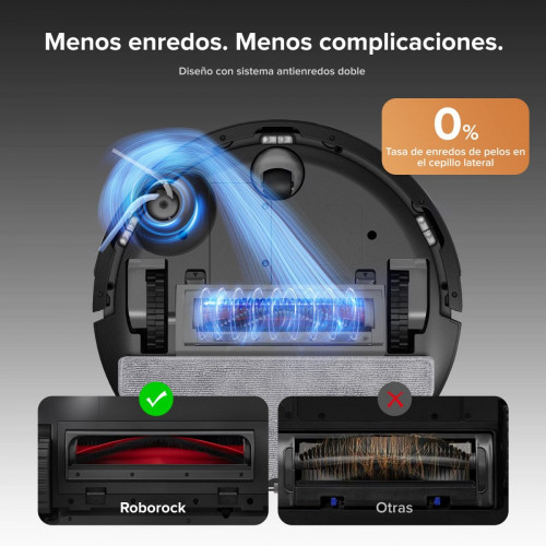 Roborock Q10 S5+ Robot Aspirador y Fregasuelos de VibraRise 2.0 con Estación de Autovaciado