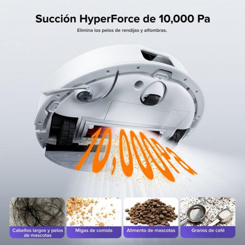 Roborock Q10 S5+ Set Robot Aspirador y Fregasuelos de VibraRise 2.0 con Estación de Autovaciado