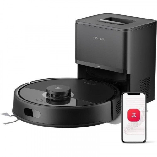 Roborock Q7L5+ Robot aspirador con autovaciado 8000Pa sistema antienredos AutoBoost alfombras negro