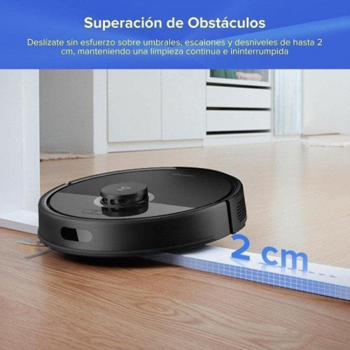 Roborock Q7L5+ Robot aspirador con autovaciado 8000Pa sistema antienredos AutoBoost alfombras negro