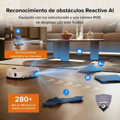 Roborock Qrevo Edge 2 Succión HyperForce de 25 000 Pa y doble sistema antienredos