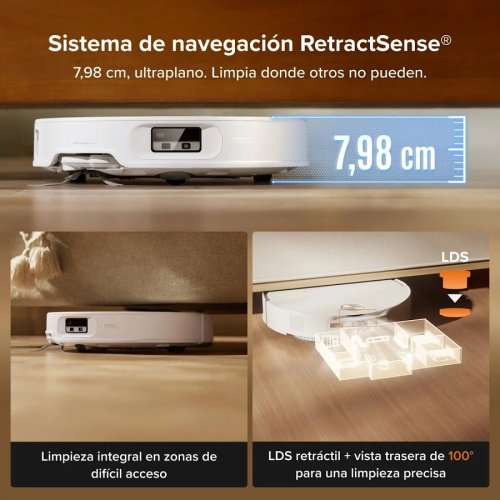 Roborock Qrevo Edge 2 Succión HyperForce de 25 000 Pa y doble sistema antienredos
