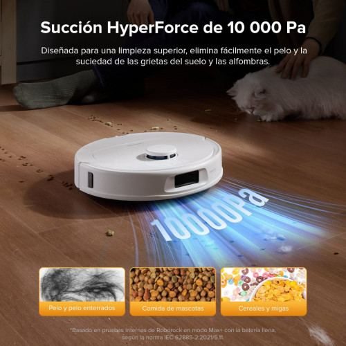 Roborock QV 35S Set Robot Aspirador y Fregasuelos con Estación Multifuncional