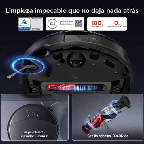 Roborock Robot Aspirador Saros 10R con estación multifuncional y navegación AI 22.000 Pa