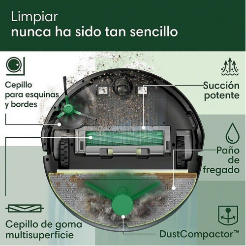 Robot aspirador con mopa Roomba 205 Combo