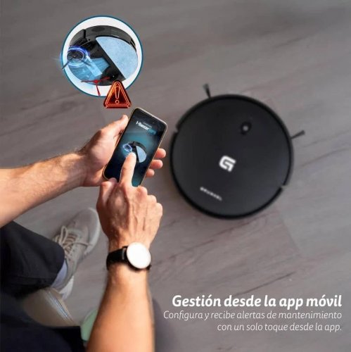 Robot Aspirador Grunkel I-dancer Gyro/ Friegasuelos/ Control