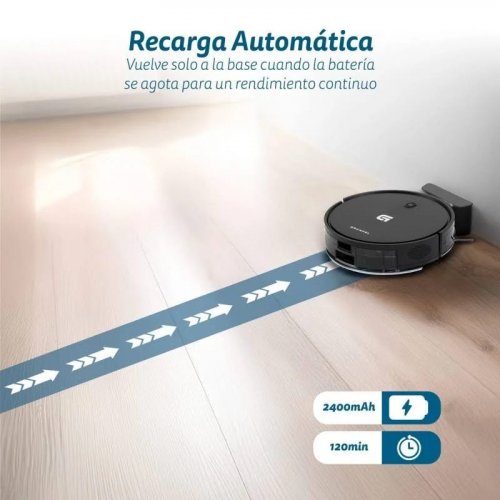 Robot Aspirador Grunkel I-dancer Gyro/ Friegasuelos/ Control
