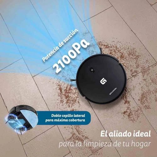 Robot Aspirador Grunkel I-dancer Gyro/ Friegasuelos/ Control