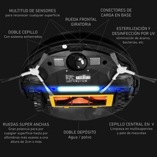 Robot Aspirador Phoenix Laser Inteligente