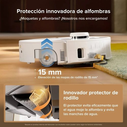 Robot aspirador Roborock Qrevo Curv 2 Flow LiDAR PreciSense Mopa