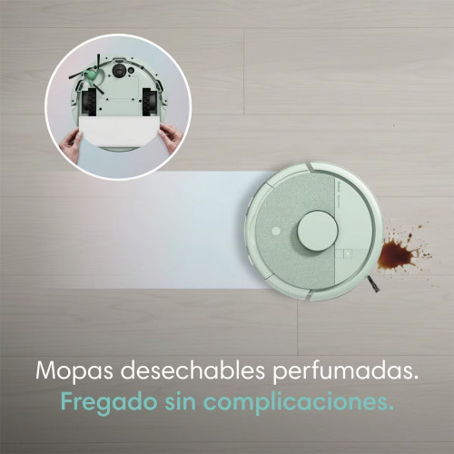 Robot aspirador Roomba® Mini con Base AutoEmpty™ con 90 días de autovaciado y 7.000 Pascales Verde
