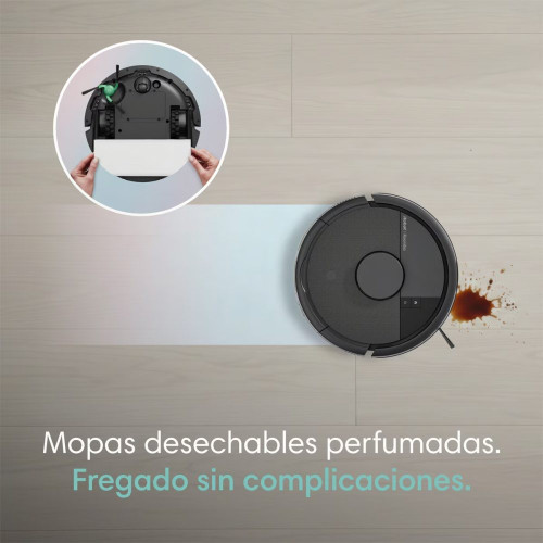 Robot aspirador Roomba® Mini con Base AutoEmpty™ con 90 días de autovaciado y 7.000 Pascales Negro