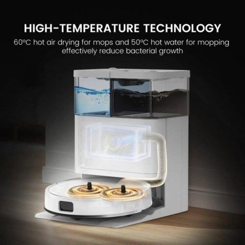 Robot Aspirador Teendow D63s Ultra 10000pa con Base