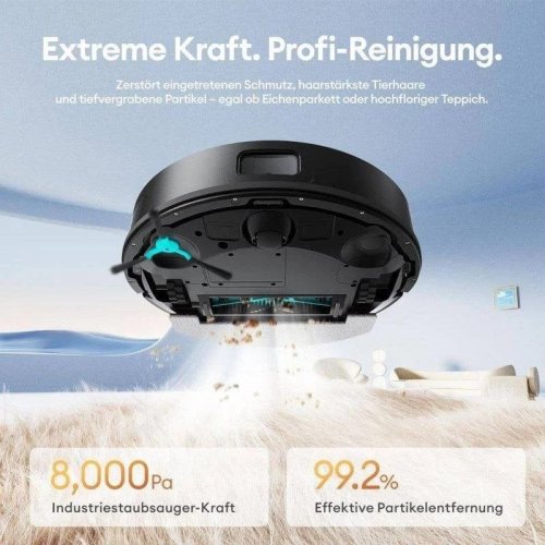 Robot Aspirador Ultenic T20 Pro con Autovaciado Navegación LiDAR 8000Pa