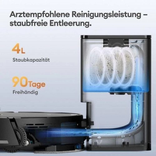 Robot Aspirador Ultenic T20 Pro con Autovaciado Navegación LiDAR 8000Pa