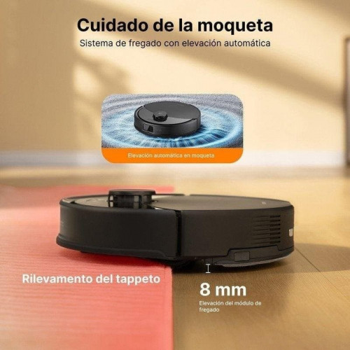 Robot aspirador y fregasuelos Roborock Q10 Pf+ con navegación LiDAR y autovaciado 10.000 Pa control por app