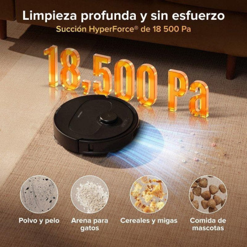 Robot aspirador y fregasuelos Roborock Qrevo S Pro 18.500 Pa navegación LiDAR base multifunción control por app
