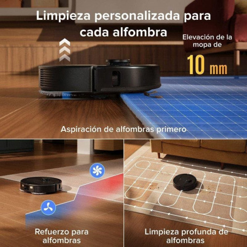 Robot aspirador y fregasuelos Roborock Qrevo S Pro 18.500 Pa navegación LiDAR base multifunción control por app