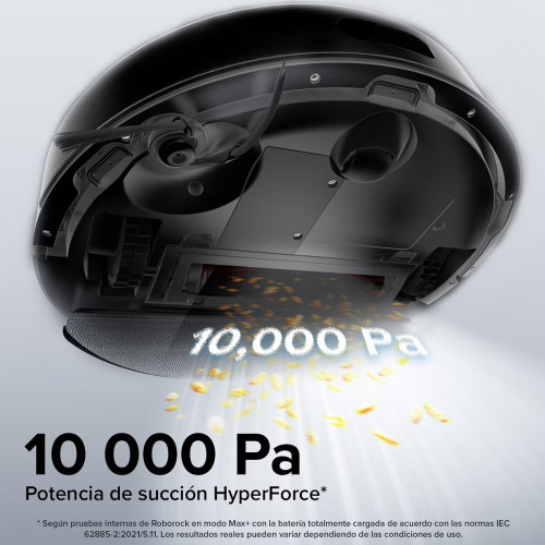 Robot aspirador y friegasuelos Roborock Q7 TF+ base autovaciado 10000Pa Negro