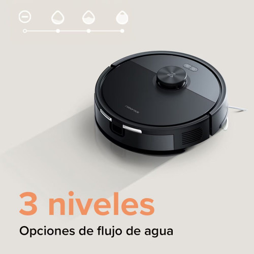 Robot aspirador y friegasuelos Roborock Q7 TF+ base autovaciado 10000Pa Negro