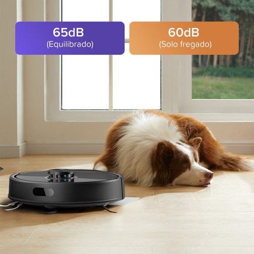 Robot aspirador y friegasuelos Roborock Q7 TF+ base autovaciado 10000Pa Negro