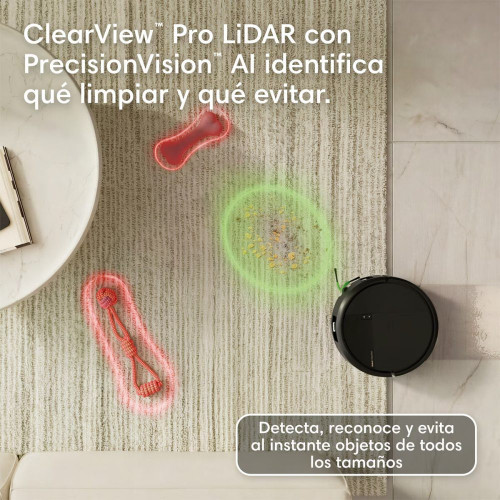 Robot aspirador y friegasuelos Roomba® Plus 575 Combo Base AutoWash multifunción, 25.000Pa, Lava y seca con calor, IA PrecisionVision™ Negros