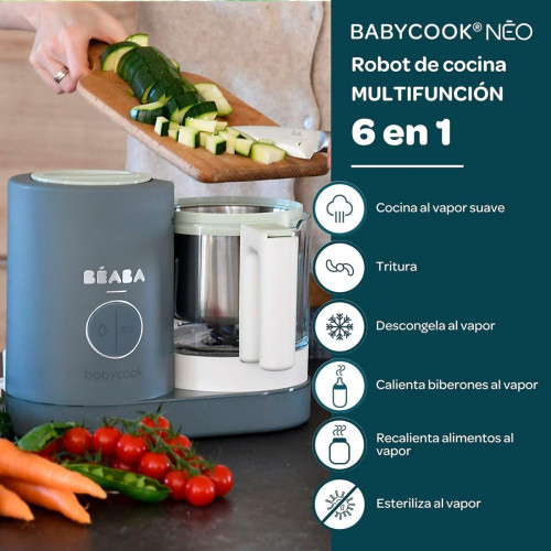 Robot de cocina Béaba Babycook Neo Gris Suave
