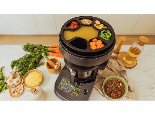 Robot de cocina - Cecotec Mambo CooKing Total Gourmet, 2200W, 4.5 l, 45 Funciones, 1000 recetas, Dispensador, Panel táctil, Autolimpieza, Wi-Fi, Inox