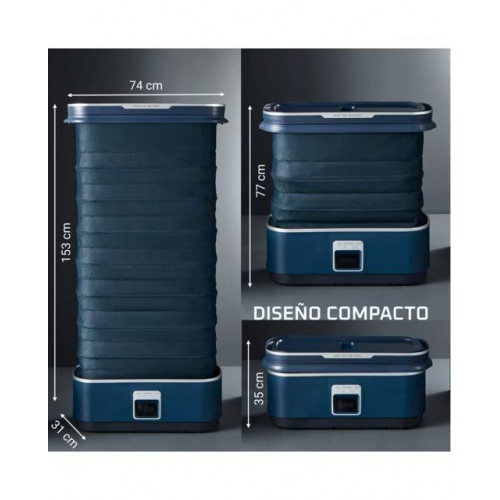 Robot de planchado Rowenta Care for you First elimina arrugas, olores y desinfecta Azul oscuro