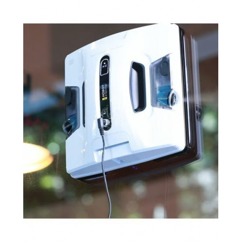 Robot limpiacristales Hobot 2S con doble sistema de pulverización automática Blanco