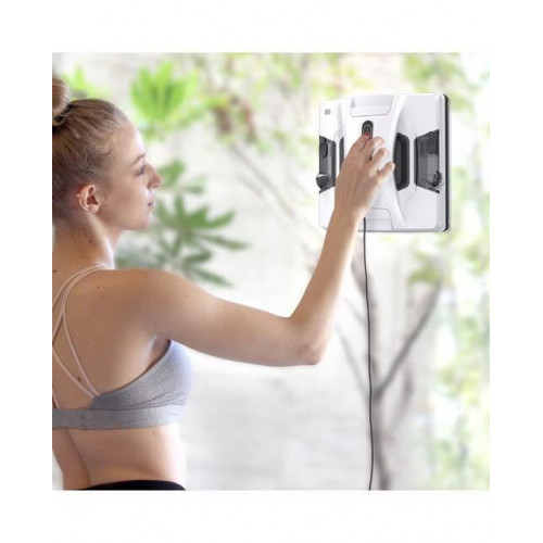 Robot limpiacristales Hobot 2S con doble sistema de pulverización automática Blanco
