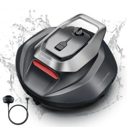 Robot Limpiafondos Piscina P10, 2.5L , 90Min, 80m², Recogida sin Poste, Estacionamiento Automático, Aspirador Piscina Fondos sin Cable con 2 Motores