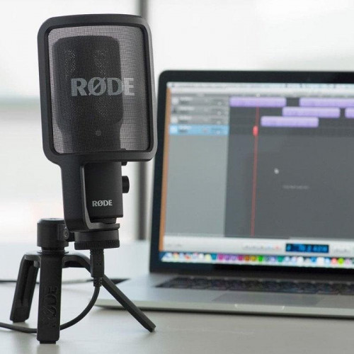 Rode NT-USB+ Micrófono Profesional Cardiode USB-C Negro