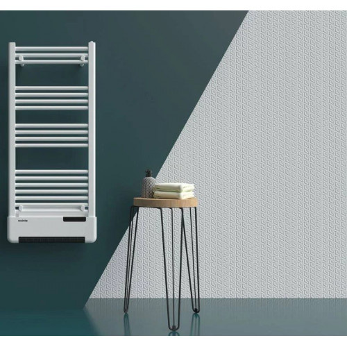 Rointe toallero eléctrico con calefactor Milano 1500w Blanco