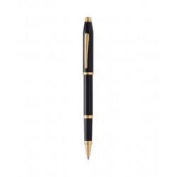 Roller Century II Cross Laca Negra y Oro 23 K