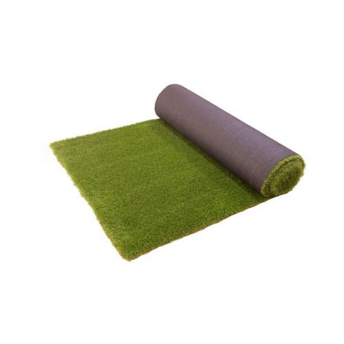 Rollo de Césped artificial CONIL 2x10m de 25 mm de altura de fibras y 27300 puntadas m2