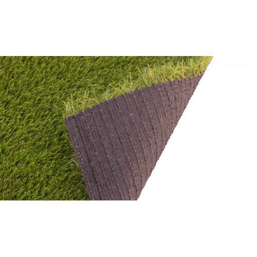 Rollo de Césped artificial CONIL 2x10m de 25 mm de altura de fibras y 27300 puntadas m2