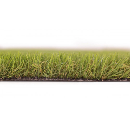 Rollo de Césped artificial CONIL 2x5m de 25 mm de altura de fibras y 27300 puntadas m2