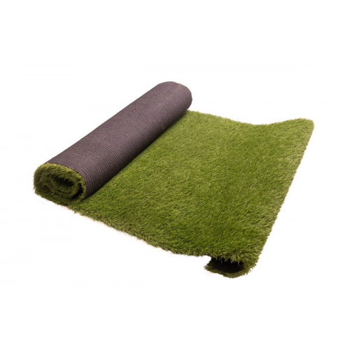 Rollo de Césped artificial Laredo 2x10m de 33 mm de altura de fibras y 27300 puntadas m2