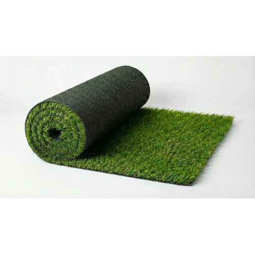 Rollo de Césped artificial Laredo 2x5m de 33 mm de altura de fibras y 27300 puntadas m2