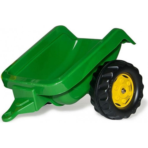Rolly Toys rollyKid Tractor de pedales John Deere con pala delantera y remolque