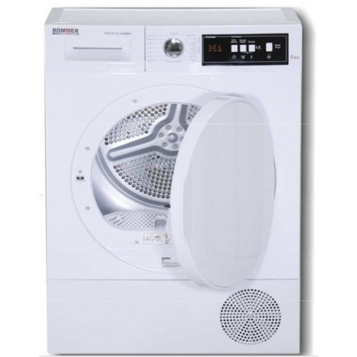 ROMMER Secadora SOLE-PLUS 8 Blanco - Secadora Bomba de Calor 8KG