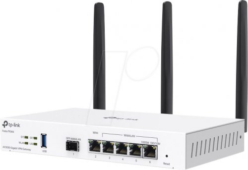 Router VPN WLAN, 6 puertos, Gigabit Ethernet, SFP