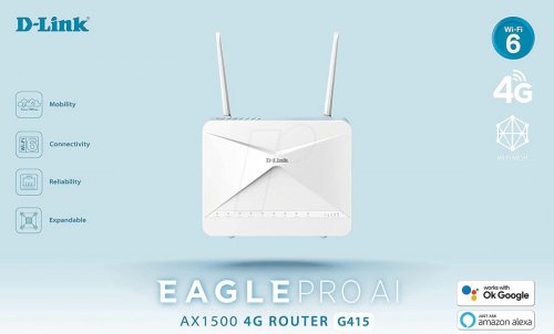 Router Wi-Fi 4G LTE 1501 Mbit/s