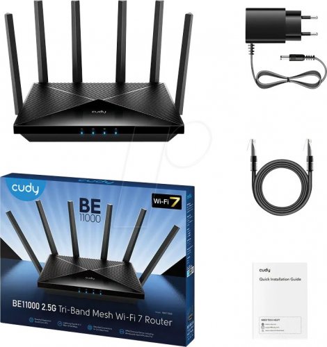 Router WLAN 2,4/5/6 GHz 10777 Mbps