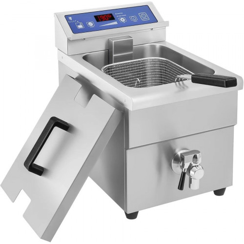 Royal Catering Freidora de inducción 10 L